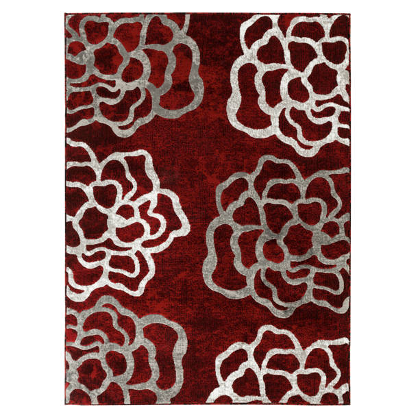 Ebern Designs Kimbrel Performance Gray Rug & Reviews Wayfair